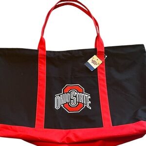 OHIO STATE LARGE ZIP TOTE